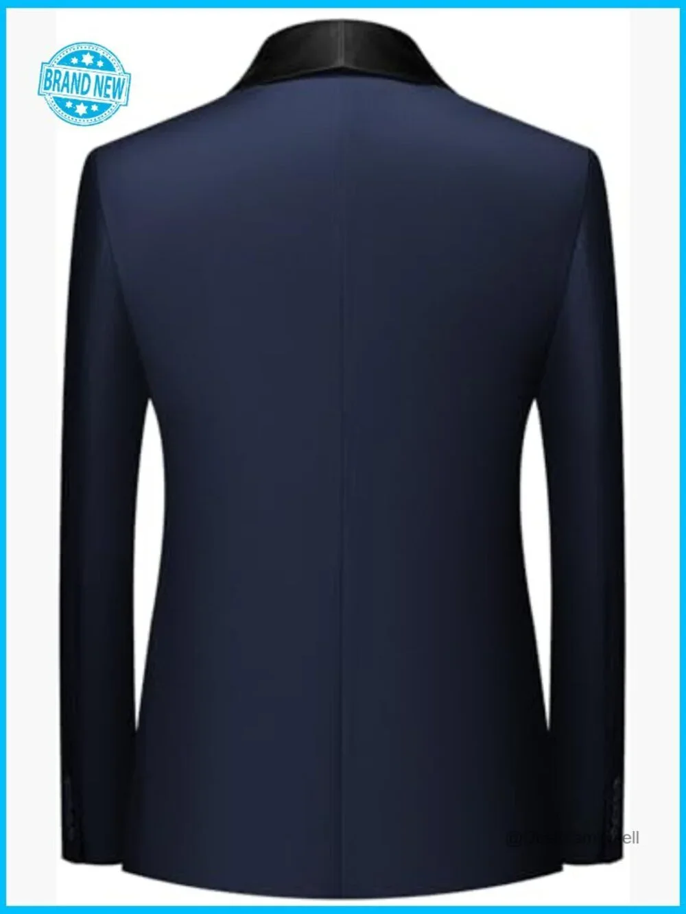 Slim Fit Shawl Lapel Blazer Vest Pants Set Classic Elegant Formal Suit